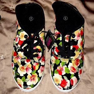 Floral Canvas Shoes
